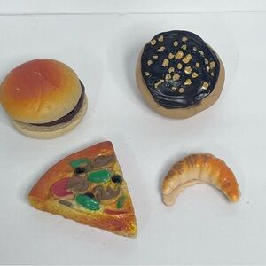 lot of pretend play food hamburger pizza donut croissant educational